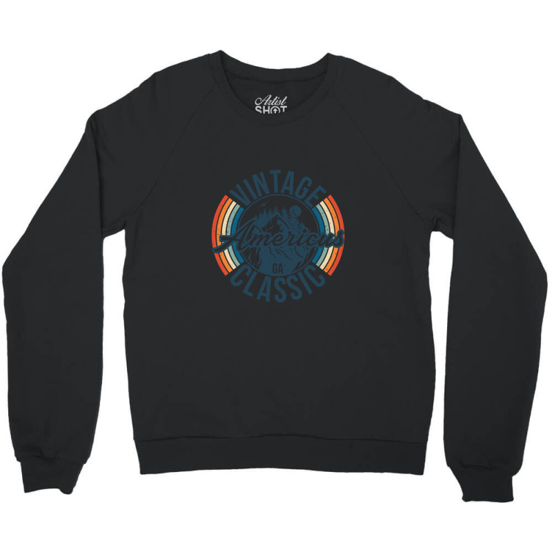 I Love Americus Georgia Retro Vintage Classic Limited Edition Crewneck Sweatshirt | Artistshot