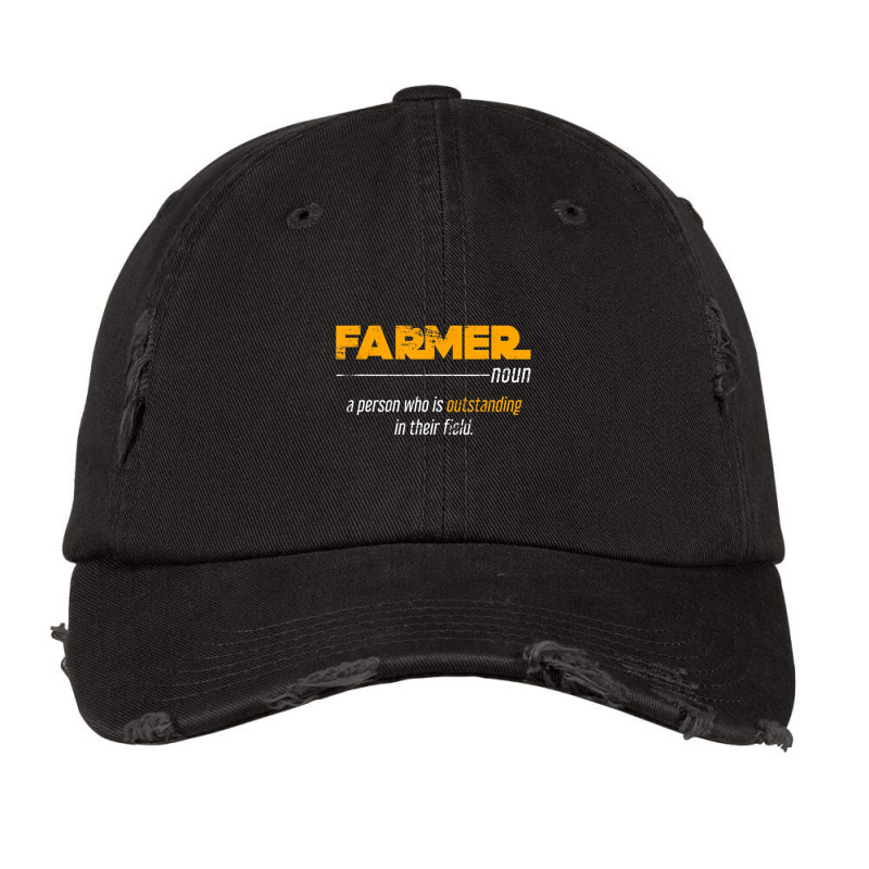 Farmer Definition Farmer Vintage Cap by cm-arts | Artistshot