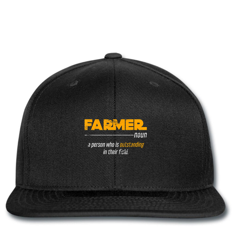 Farmer Definition Farmer Printed hat by cm-arts | Artistshot