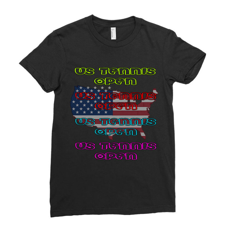 Us Open Tennis Ladies Fitted T-Shirt by degreesgunner | Artistshot