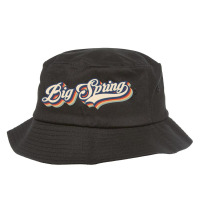 I Love Big Spring City Usa Retro Vintage Bucket Hat | Artistshot