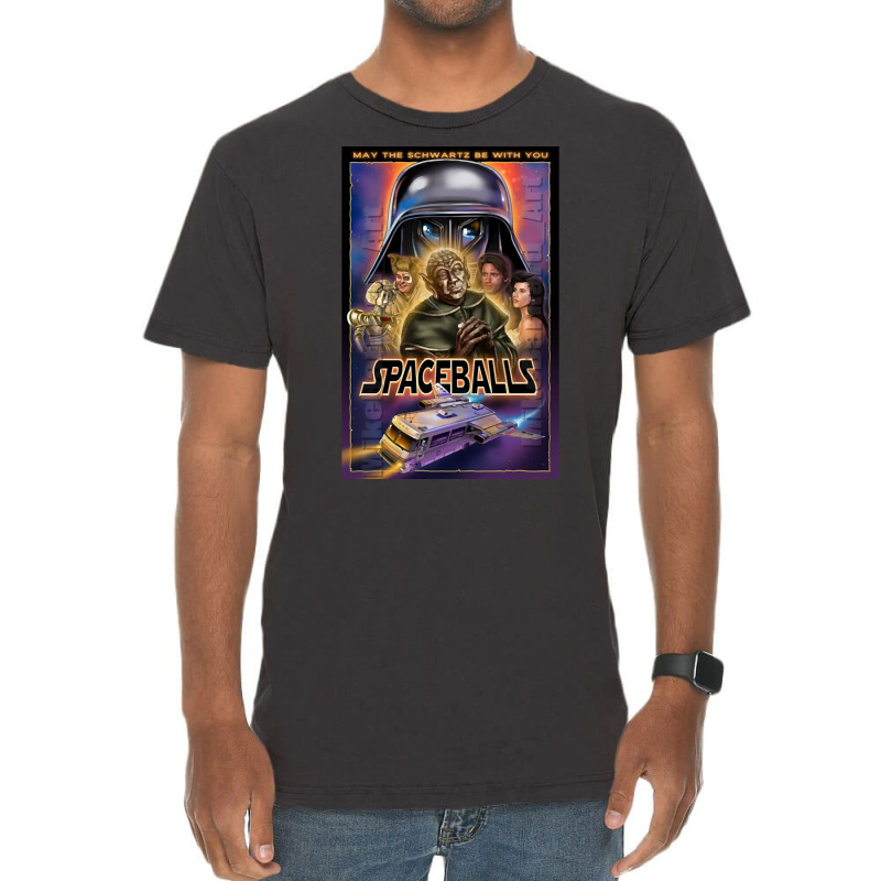 Funny Design - Spaceballs The Poster %234 Vintage T-Shirt by Konlasa6638 | Artistshot