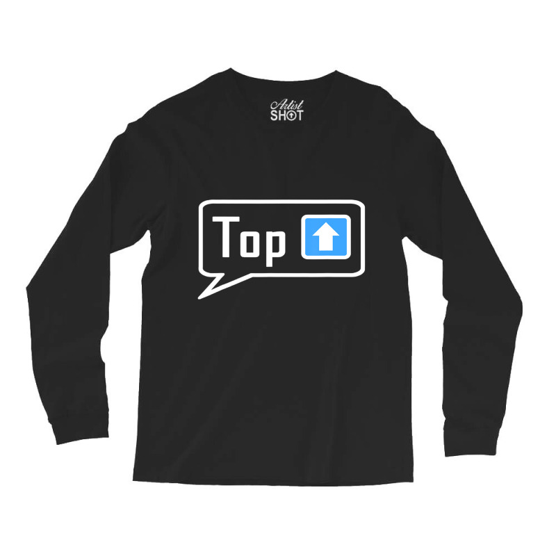 Gay Top Hookup Slang Wear, Horny Dominant Guys Sex Chat Long Sleeve Shirts by cm-arts | Artistshot