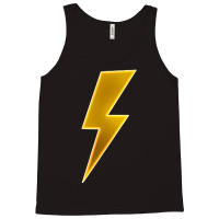 Men Women Kids Cool Yellow Lightning Bolt Thunder Print Bleu Tank Top | Artistshot