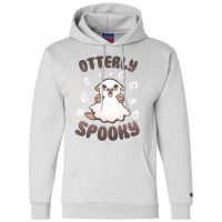 Otterly Spooky Champion Hoodie | Artistshot