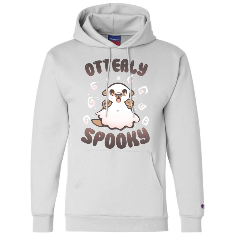 Otterly Spooky Champion Hoodie | Artistshot