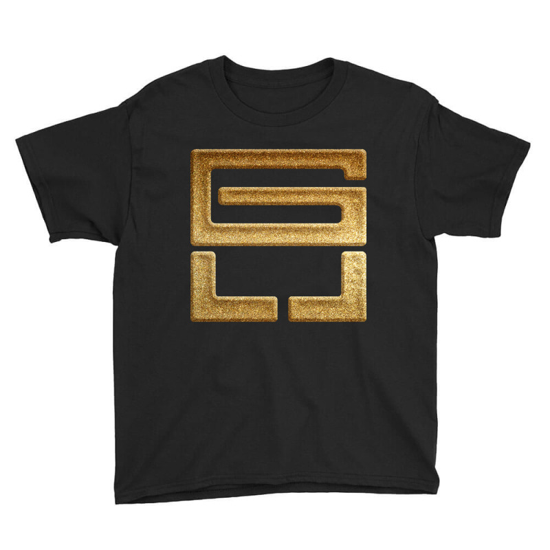 Hyogo Prefecture Symbol In Gold Faux Youth Tee | Artistshot