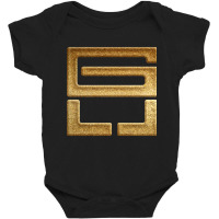 Hyogo Prefecture Symbol In Gold Faux Baby Bodysuit | Artistshot