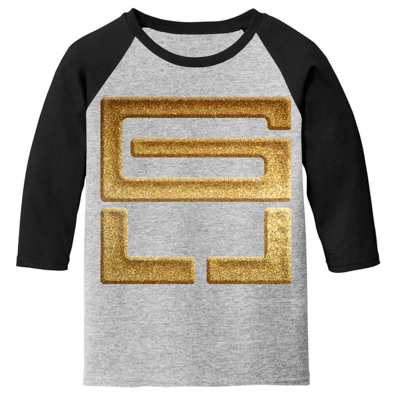 Hyogo Prefecture Symbol In Gold Faux Youth 3/4 Sleeve | Artistshot