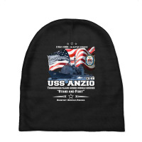 Uss Anzio (cg-68) Ticonderoga-class Guided Missile Cruiser Baby Beanies | Artistshot