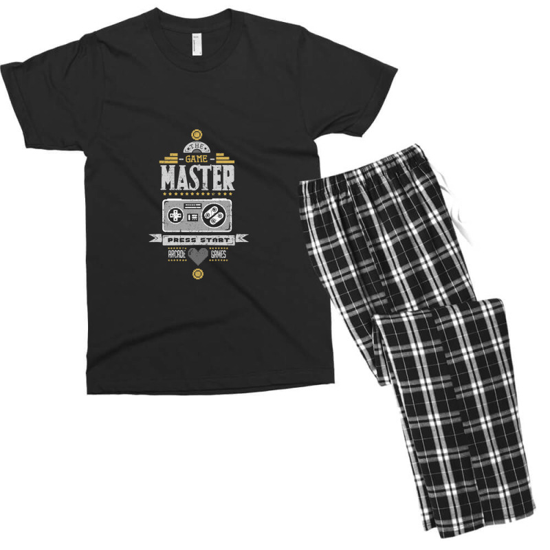 Game Master Gaming Arcade Video Gamer Men's T-shirt Pajama Set by IrvetteDove | Artistshot