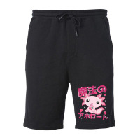 Japanese Strawberry Milk Shake Anime Pink Kawaii Aesthetic Axolotl Mat Fleece Short | Artistshot