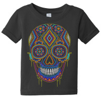 Sugar Skull Colorful Ethnic Baby Tee | Artistshot