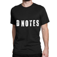 D Notes White Classic T-shirt | Artistshot