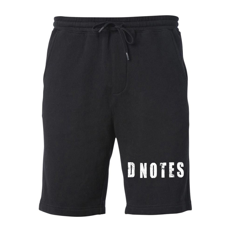 D Notes White Fleece Short | Artistshot