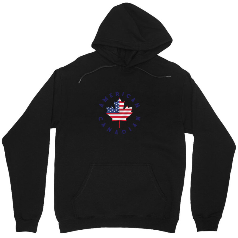 American Canadian Root Pride Flag Unisex Hoodie by CathyCurry | Artistshot