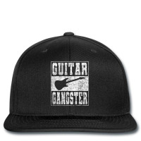 Guitar Player Saying Guitar Gangster Printed Hat | Artistshot