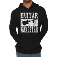 Guitar Player Saying Guitar Gangster Lightweight Hoodie | Artistshot