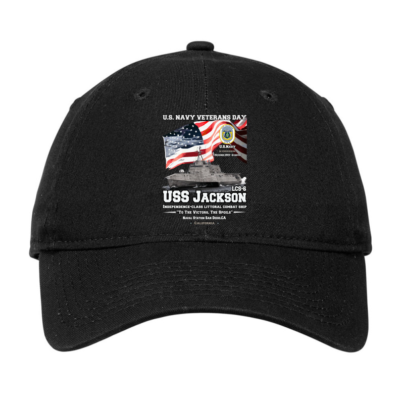 Uss Jackson - Independence Class Ship Adjustable Cap by degreesgunner | Artistshot