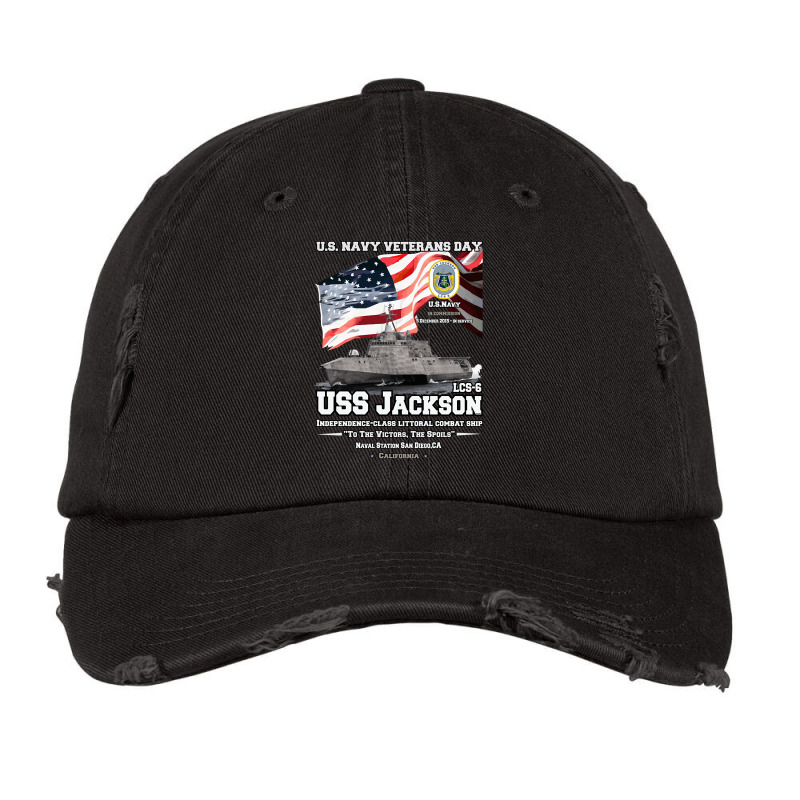 Uss Jackson - Independence Class Ship Vintage Cap by degreesgunner | Artistshot