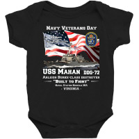 Uss Mahan Arleigh Burke-class Destroyer Baby Bodysuit | Artistshot