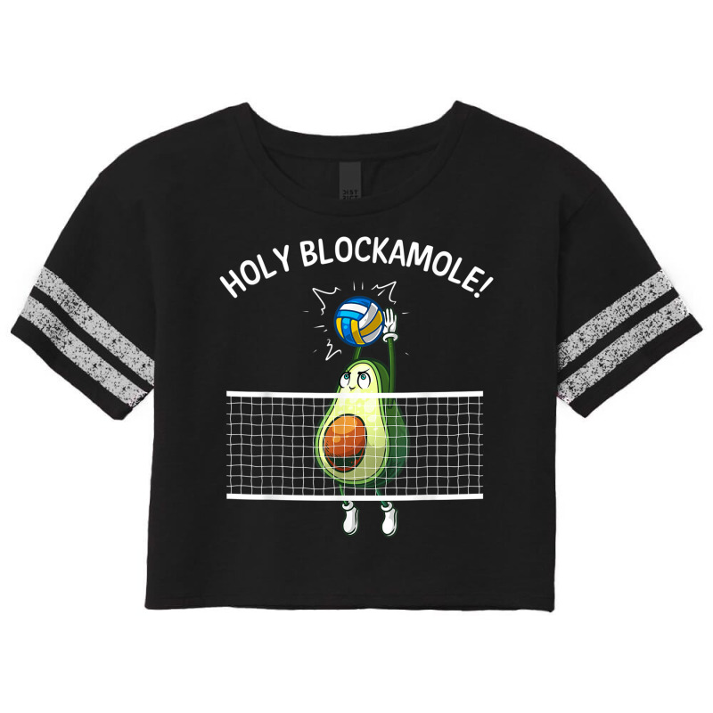 Funny Volleyball For Men Women Holy Guacamole Player Blocker Scorecard Crop Tee by CaseVillarreal | Artistshot