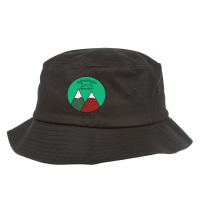 Awesome Adventure Awaits Mountain Peaks Design Bucket Hat | Artistshot