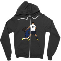 Cristian Romero Not Comitting A Foul Zipper Hoodie | Artistshot