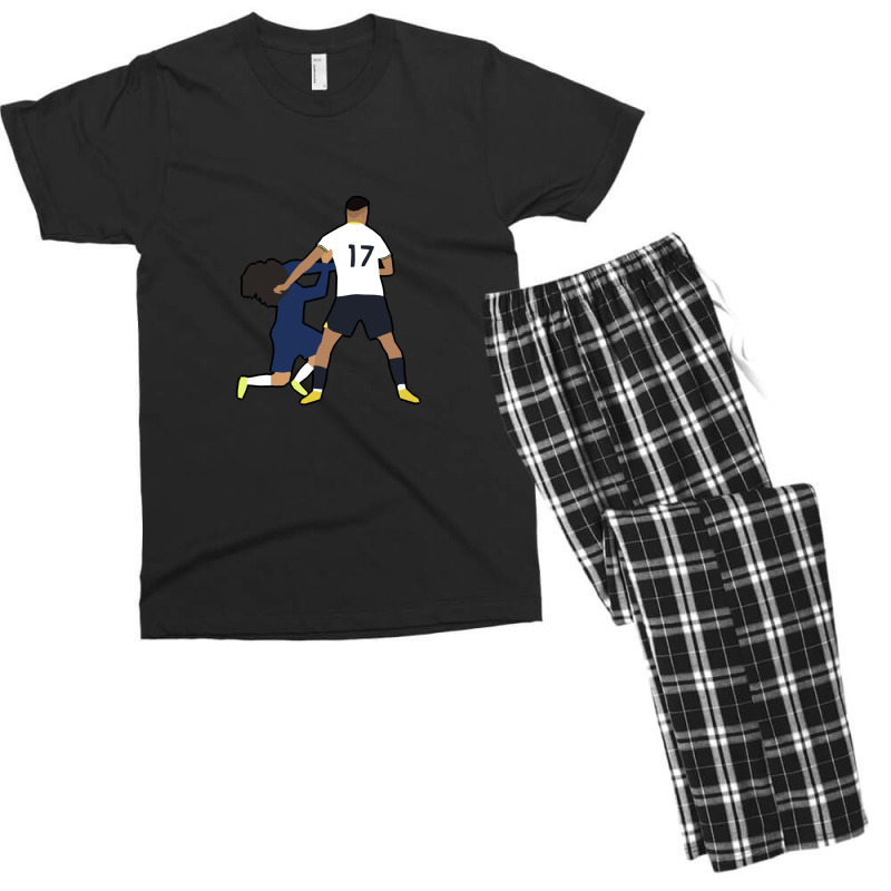 Cristian Romero Not Comitting A Foul Men's T-shirt Pajama Set by StefanieCook | Artistshot