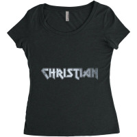 Heavy Metal Christian Women's Triblend Scoop T-shirt | Artistshot