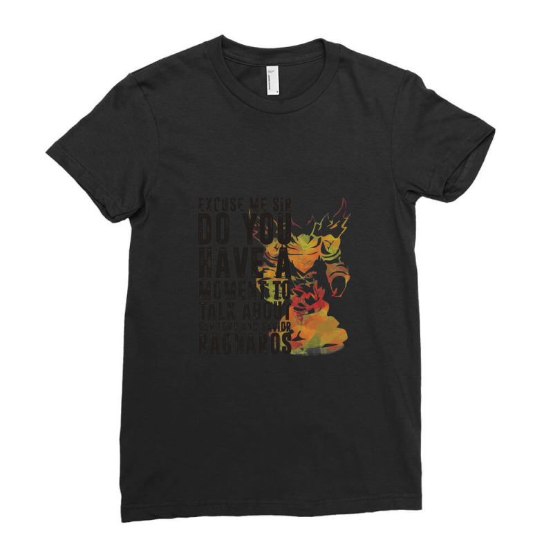 Ragnaros-game Wordart Ladies Fitted T-Shirt by ConnieKunkle | Artistshot