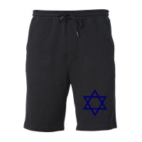 Jewish Star Of David Fleece Short | Artistshot