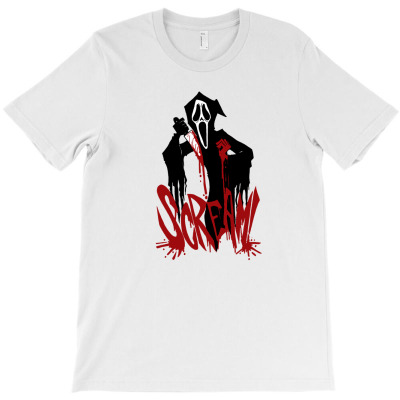 Scream Movie T-shirt Designed By Arnadidesighn