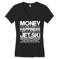 Jetski Happiness Water Sports Design Women's V-neck T-shirt | Artistshot