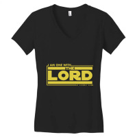 I Am One With The Lord The Lord Is With Me Christian Women's V-neck T-shirt | Artistshot