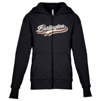 I Love Burlington City Usa Retro Vintage Youth Zipper Hoodie | Artistshot