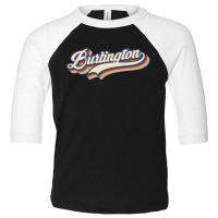 I Love Burlington City Usa Retro Vintage Toddler 3/4 Sleeve Tee | Artistshot