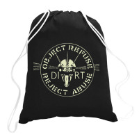 Dirt  Object, Refuse, Reject, Abuse Premium Drawstring Bags | Artistshot