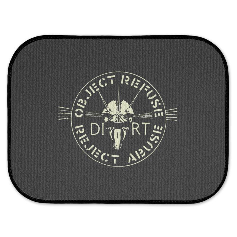 Dirt  Object, Refuse, Reject, Abuse Premium Rear Car Mat | Artistshot