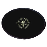 Dirt  Object, Refuse, Reject, Abuse Premium Oval Patch | Artistshot