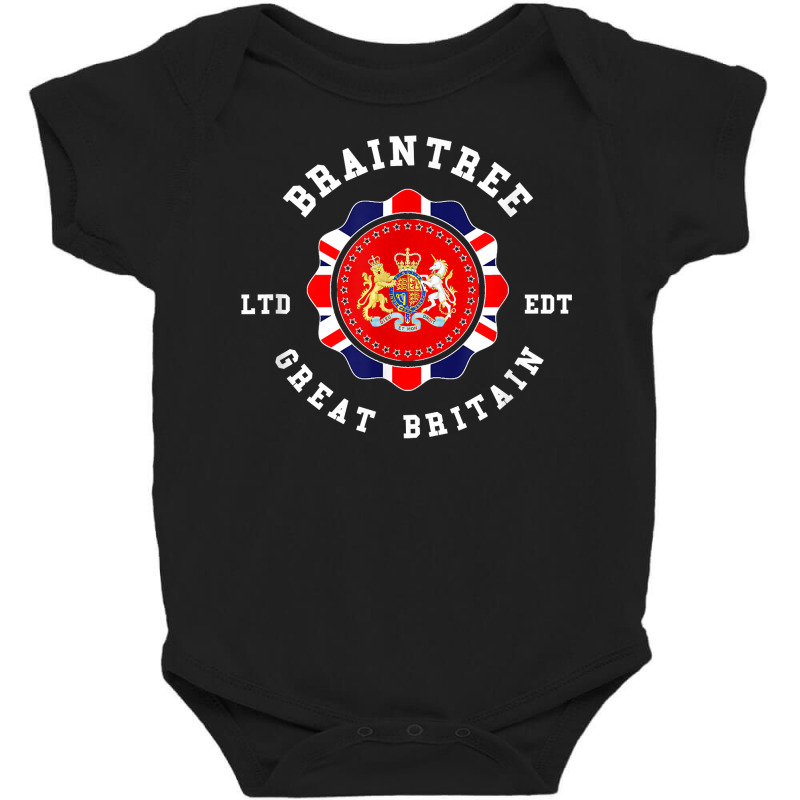 Braintree Great Britain British Pride Vintage T Shirt Baby Bodysuit | Artistshot