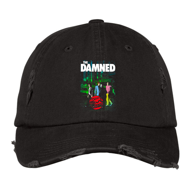 The Damned Machine Gun Etiquette Vintage Cap | Artistshot