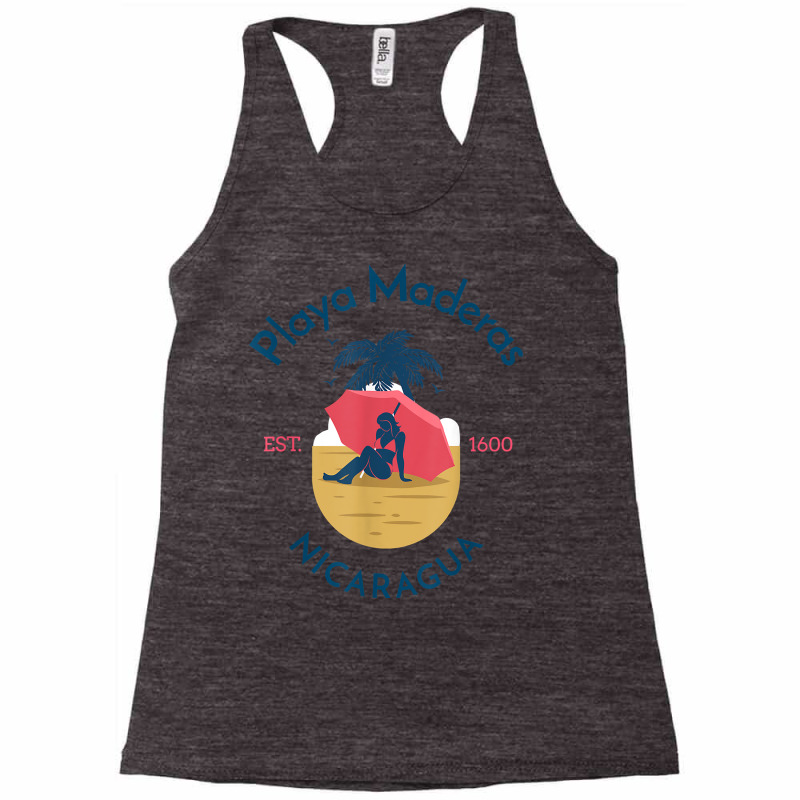 Playa Maderas Nicaragua T Shirt Racerback Tank by cm-arts | Artistshot