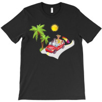 Cavalier King Charles Spaniel4 Cavalier King Charles Spaniels Driving  T-shirt | Artistshot