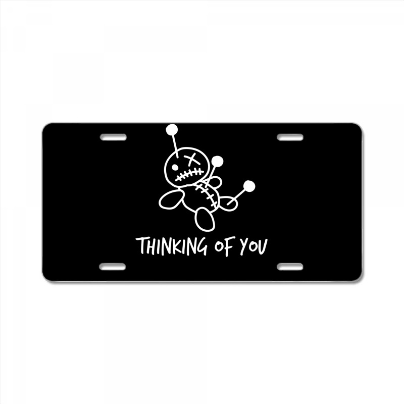 Sarcastic Thinking of You. Voodoo doll. for white or light backgrounds |  Poster