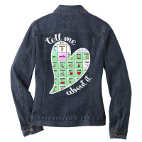 Speech Language Pathologist Speech Therapy Slp, Slp Squad Premium T Sh Ladies Denim Jacket | Artistshot