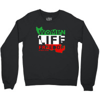 Free Iran Women Life Freedom Stand With Persian Women Crewneck Sweatshirt | Artistshot