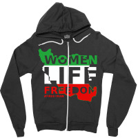 Free Iran Women Life Freedom Stand With Persian Women Zipper Hoodie | Artistshot