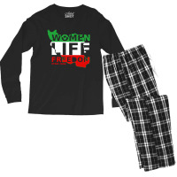 Free Iran Women Life Freedom Stand With Persian Women Men's Long Sleeve Pajama Set | Artistshot