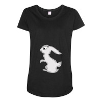 Eating Rabbit Cartoon Animals Causes Pandemics T-shirts Collection Wit Maternity Scoop Neck T-shirt | Artistshot